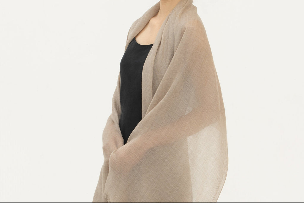 Sheer Cashmere Shawl