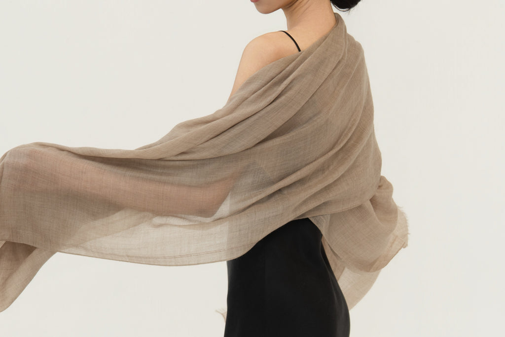 Sheer Cashmere Shawl