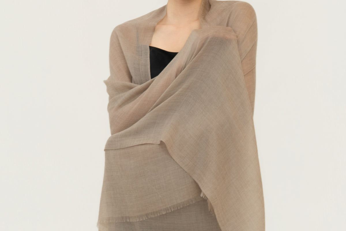 Sheer Cashmere Shawl