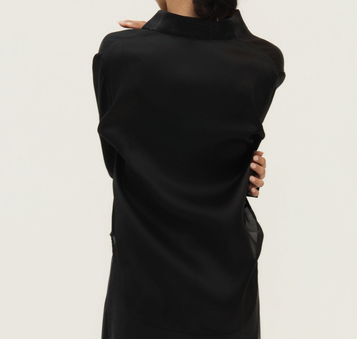 Silk Organza Satin Shirt