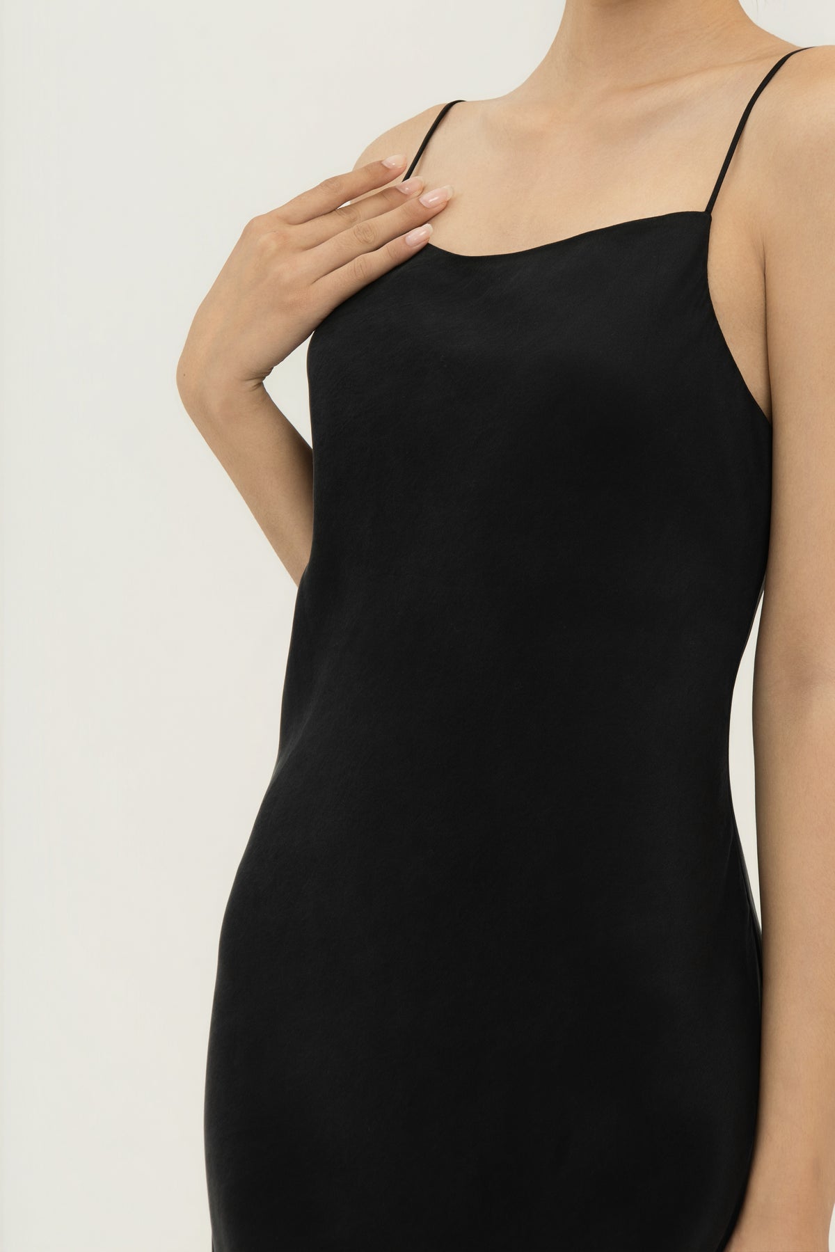 Gambiered Silk Slip Dress