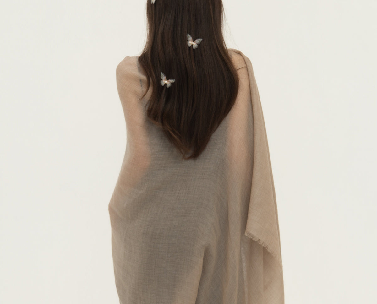 Sheer Cashmere Shawl