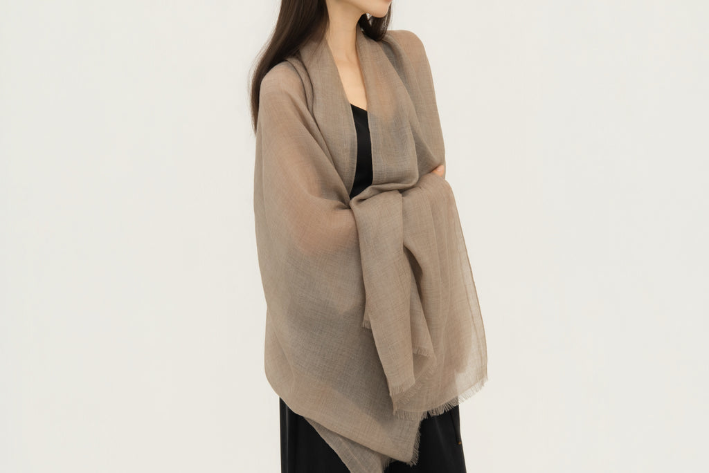 Sheer Cashmere Shawl